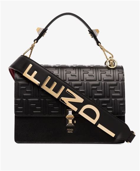 fendi handbag accessories|Fendi bag with thick strap.